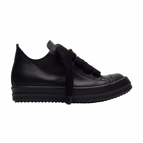 Rick Owens Wmns Jumbo Laced Low 'All Black'