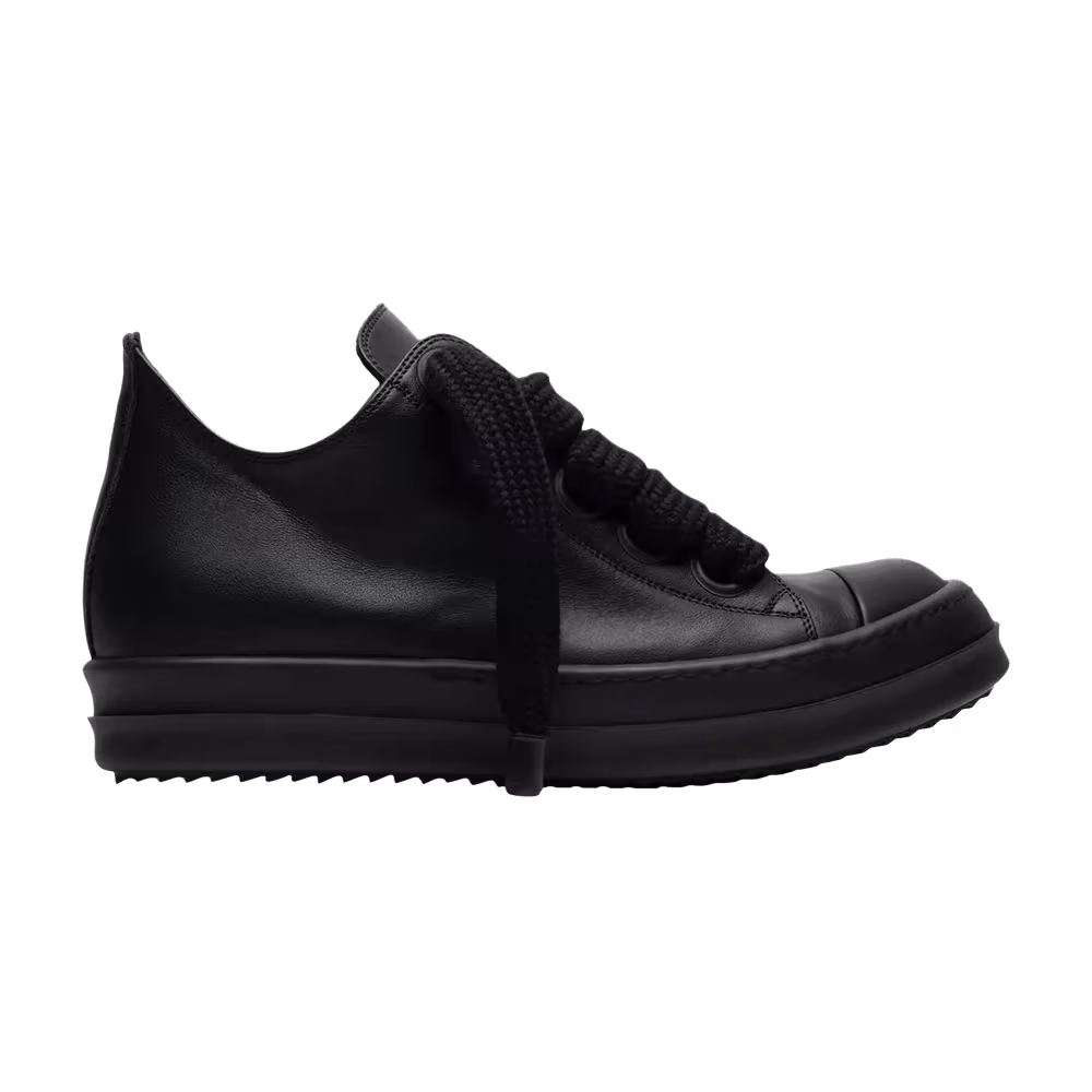 Rick Owens Women's Jumbo Laced Low All Black