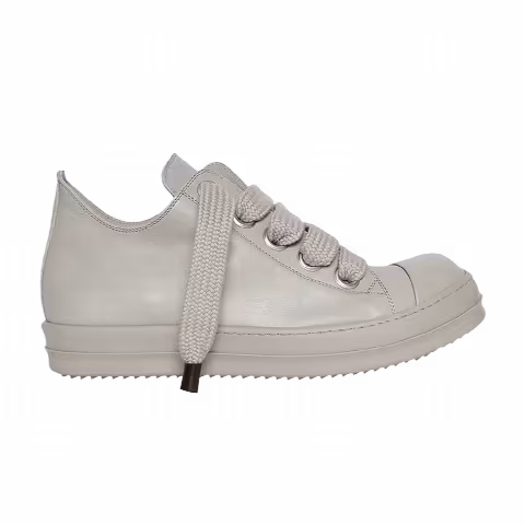 Rick Owens Lido Jumbo Laced Sneaker Low 'Pearl'