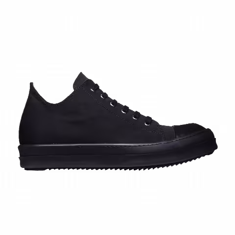 Rick Owens DRKSHDW Ramones Canvas Low 'Triple Black'