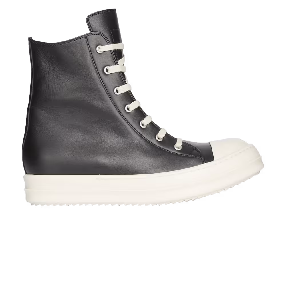Rick Owens Women's Ramones High Black Milk