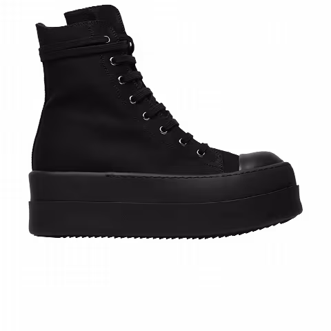Rick Owens Wmns DRKSHDW Lido Double Bumper Sneaker 'Triple Black'