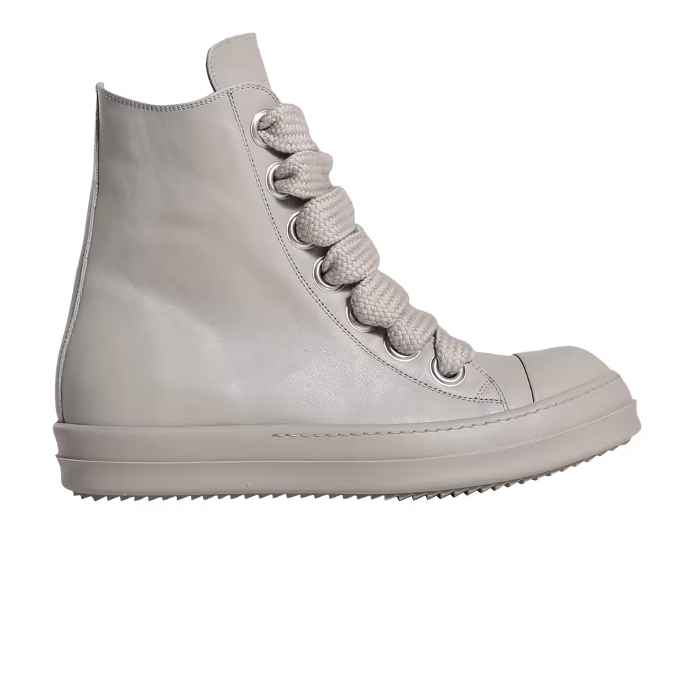 Rick Owens Lido Jumbo Laced Sneaker Pearl