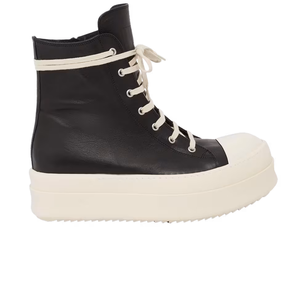 Rick Owens Women's Hollywood Mega Bumper High Black Milk