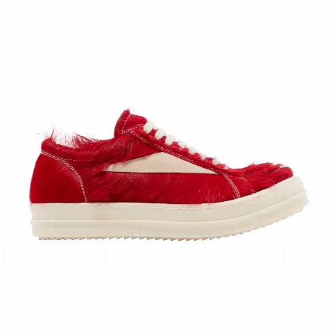 Rick Owens Wmns Pelliccia Vintage Low 'Cardinal Red'