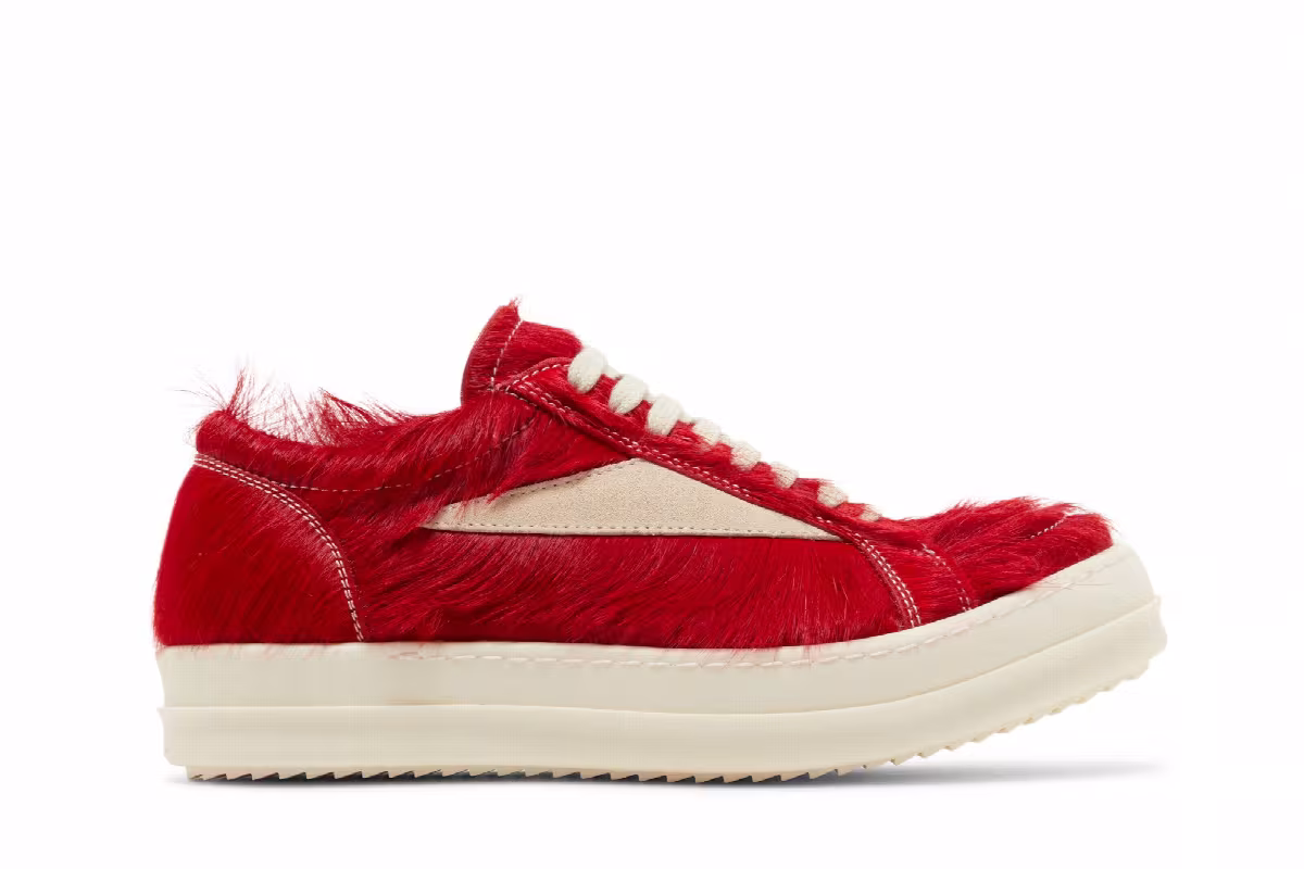 Rick Owens Women's Pelliccia Vintage Low Cardinal Red, view 2