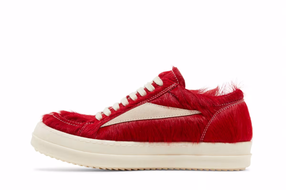 Rick Owens Women's Pelliccia Vintage Low Cardinal Red, view 4