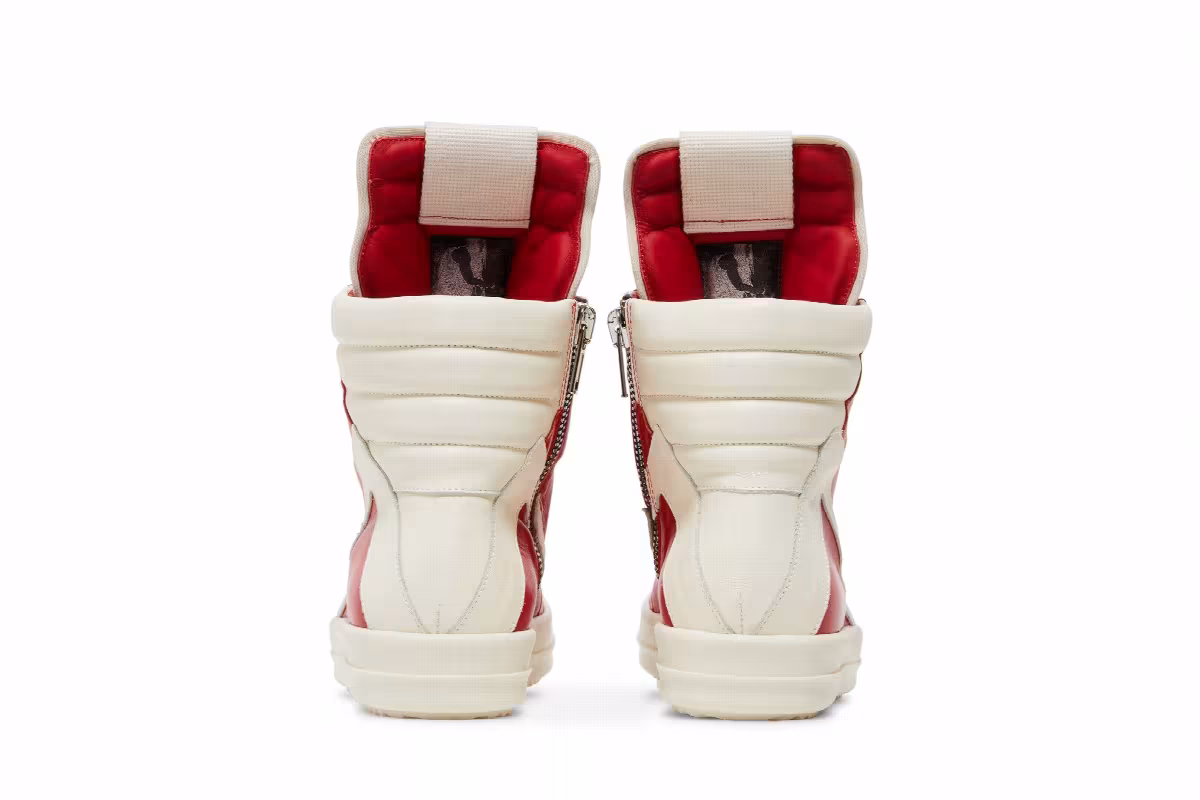 Rick Owens Geobasket Red Milk, view 7