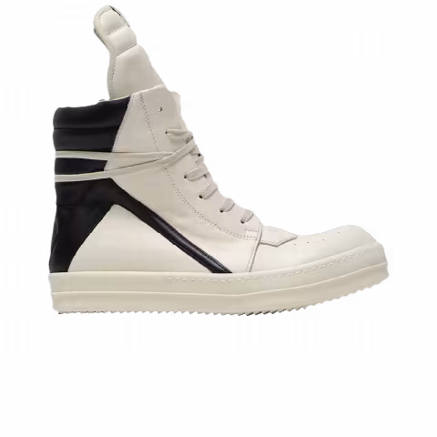 Rick Owens Luxor Geobasket High 'Milk Black'