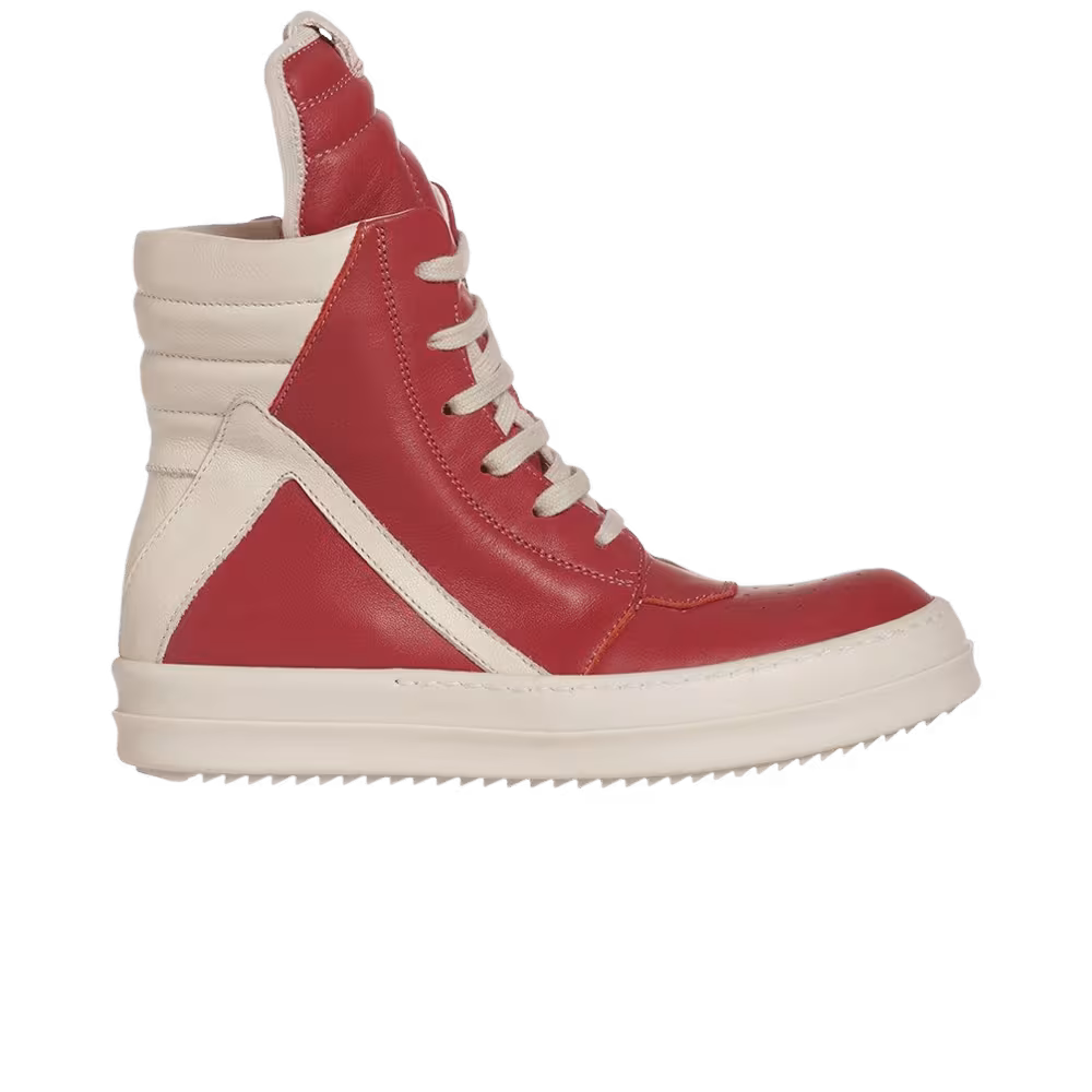 Rick Owens Geobasket Kids Carnelian Red