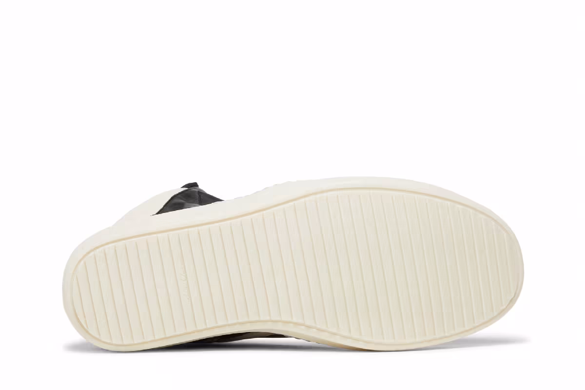 Rick Owens Geobasket High Black Milk, view 5