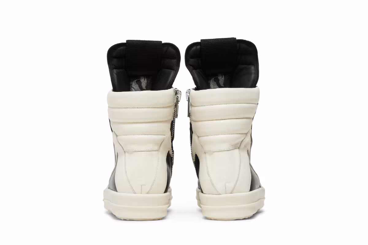 Rick Owens Geobasket High Black Milk, view 7