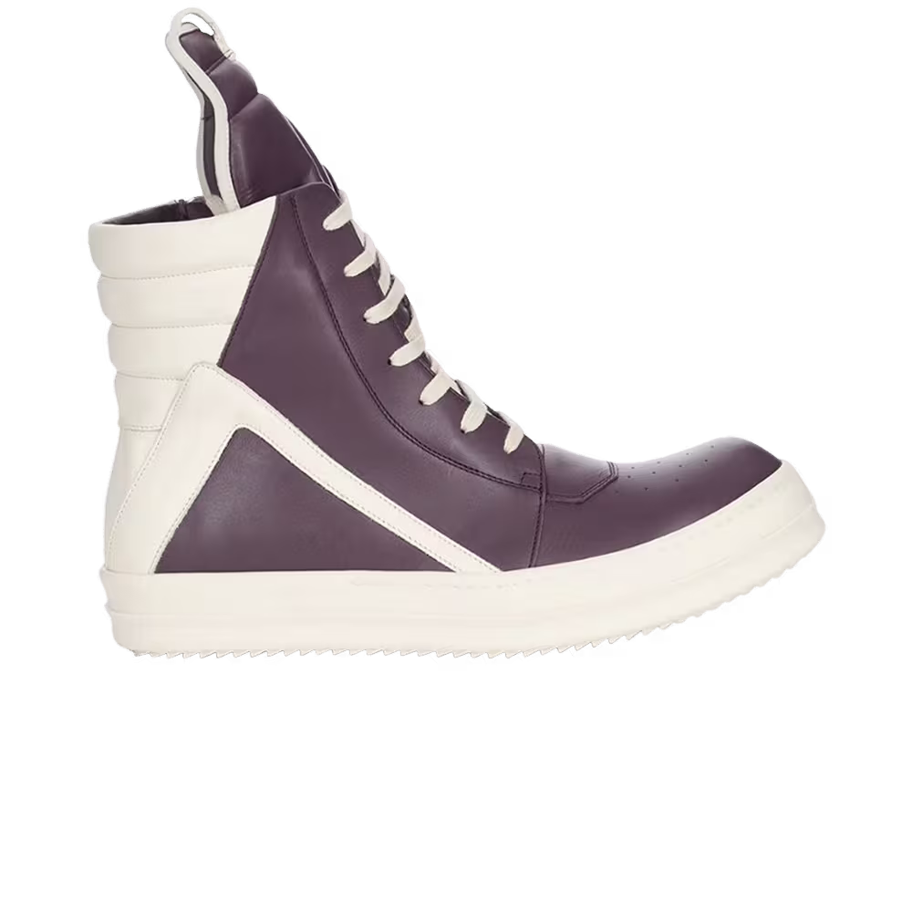 Rick Owens Women's Luxor Geobasket High Amethyst Milk