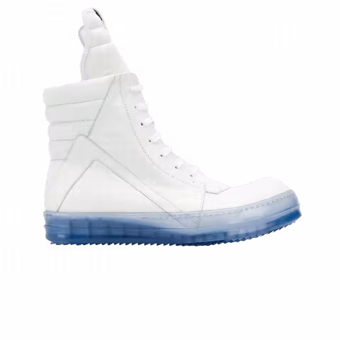 Rick Owens Geobasket High 'Chalk White Blue Transparent'