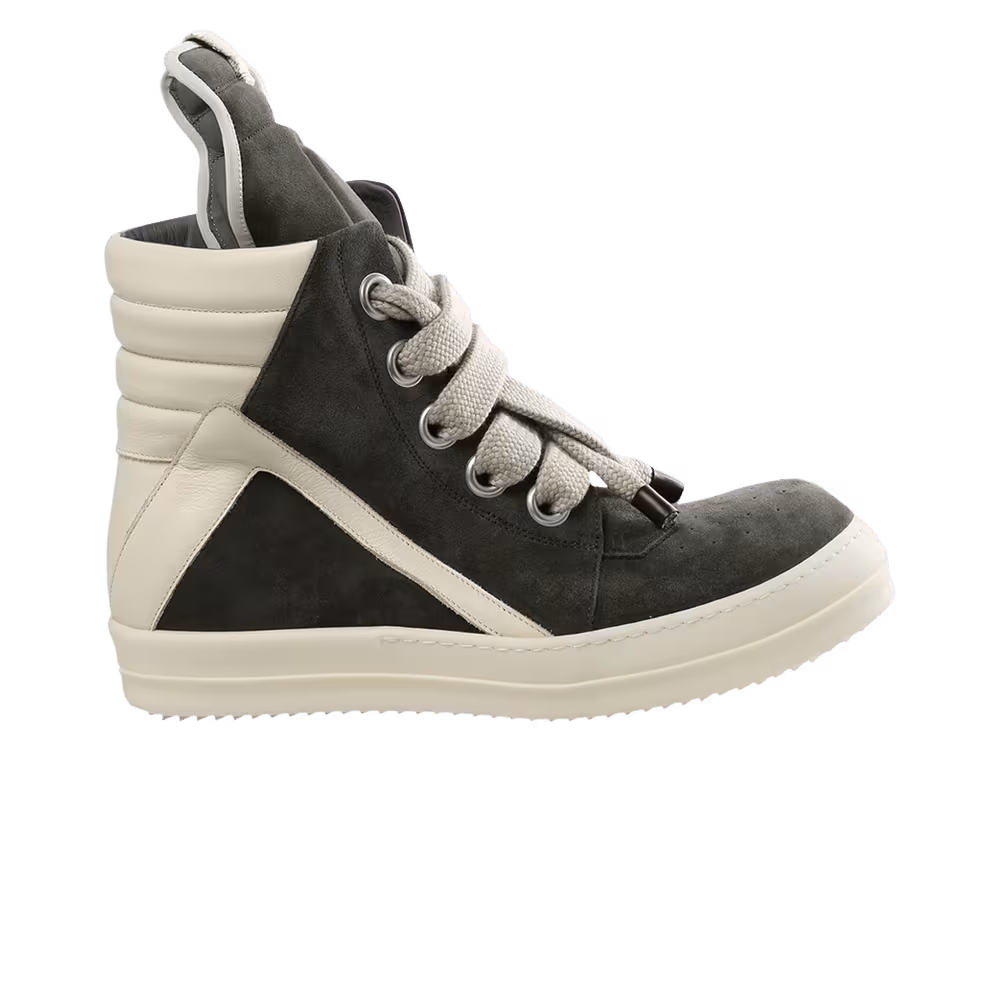 Rick Owens Jumbolace Geobasket Sneaker Euca Milk
