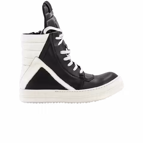 Rick Owens Geobasket High 'Black White'