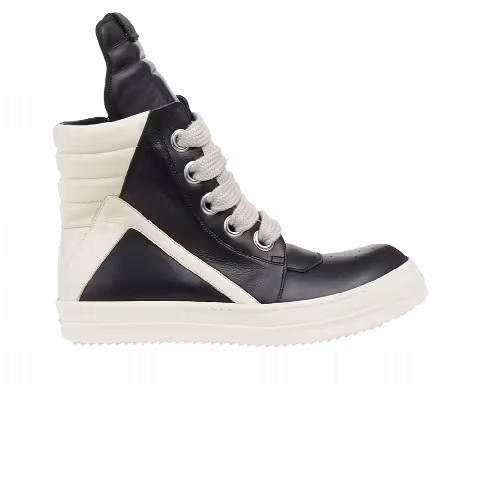 Rick Owens Wmns Strobe Geobasket Megalace High 'Black Milk'
