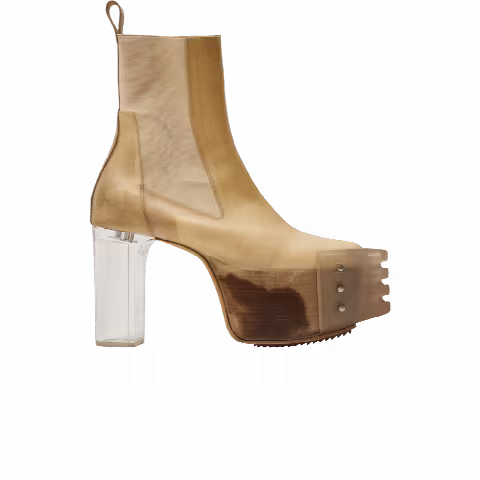 Rick Owens Strobe Runway Beatle Platform 'Black'
