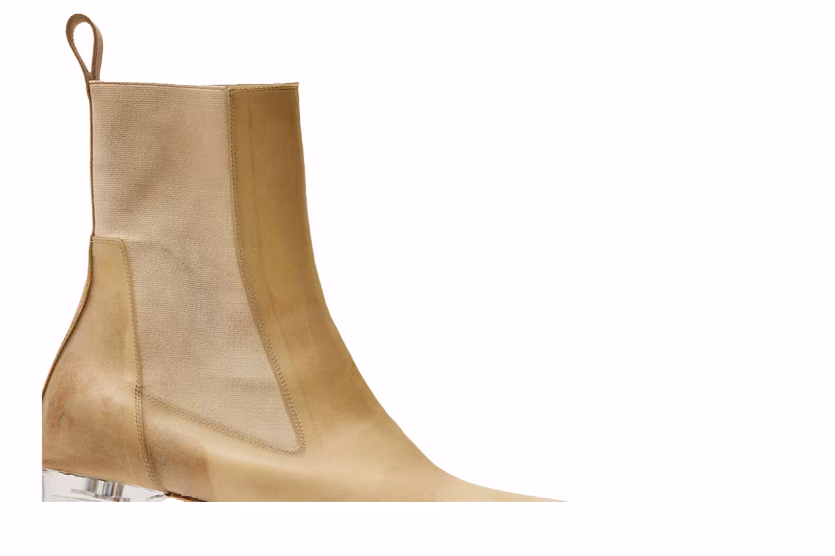Rick Owens Strobe Runway Beatle Platform Black, view 3