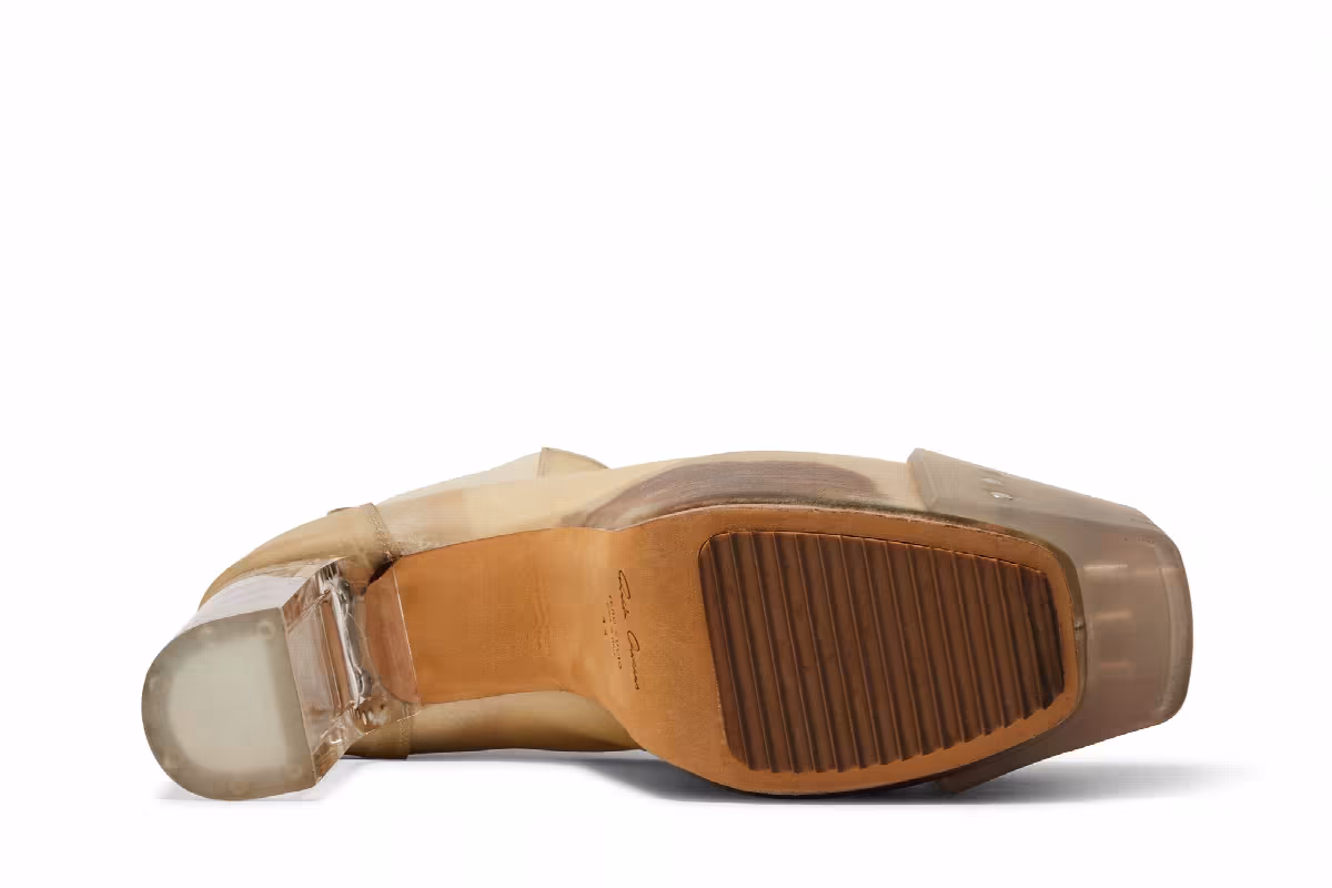 Rick Owens Strobe Runway Beatle Platform Black, view 5