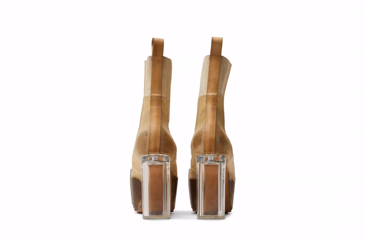 Rick Owens Strobe Runway Beatle Platform Black, view 7