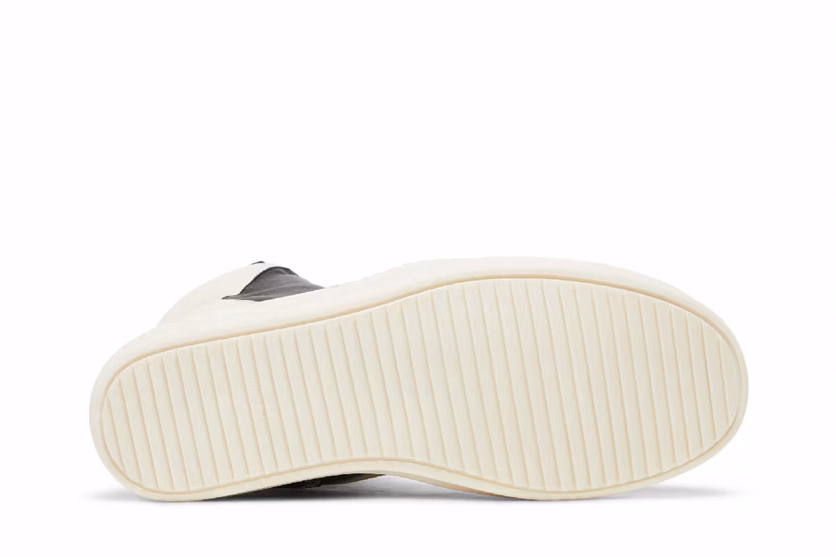 Rick Owens Strobe Geobasket High Black Milk, view 5