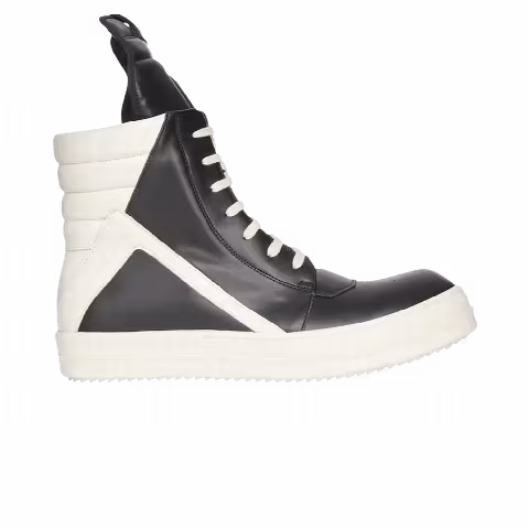 Rick Owens Wmns Strobe Geobasket High 'Black Milk'