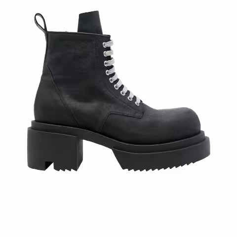 Rick Owens Low Army Bogun Lace-Up Boot 'Black'