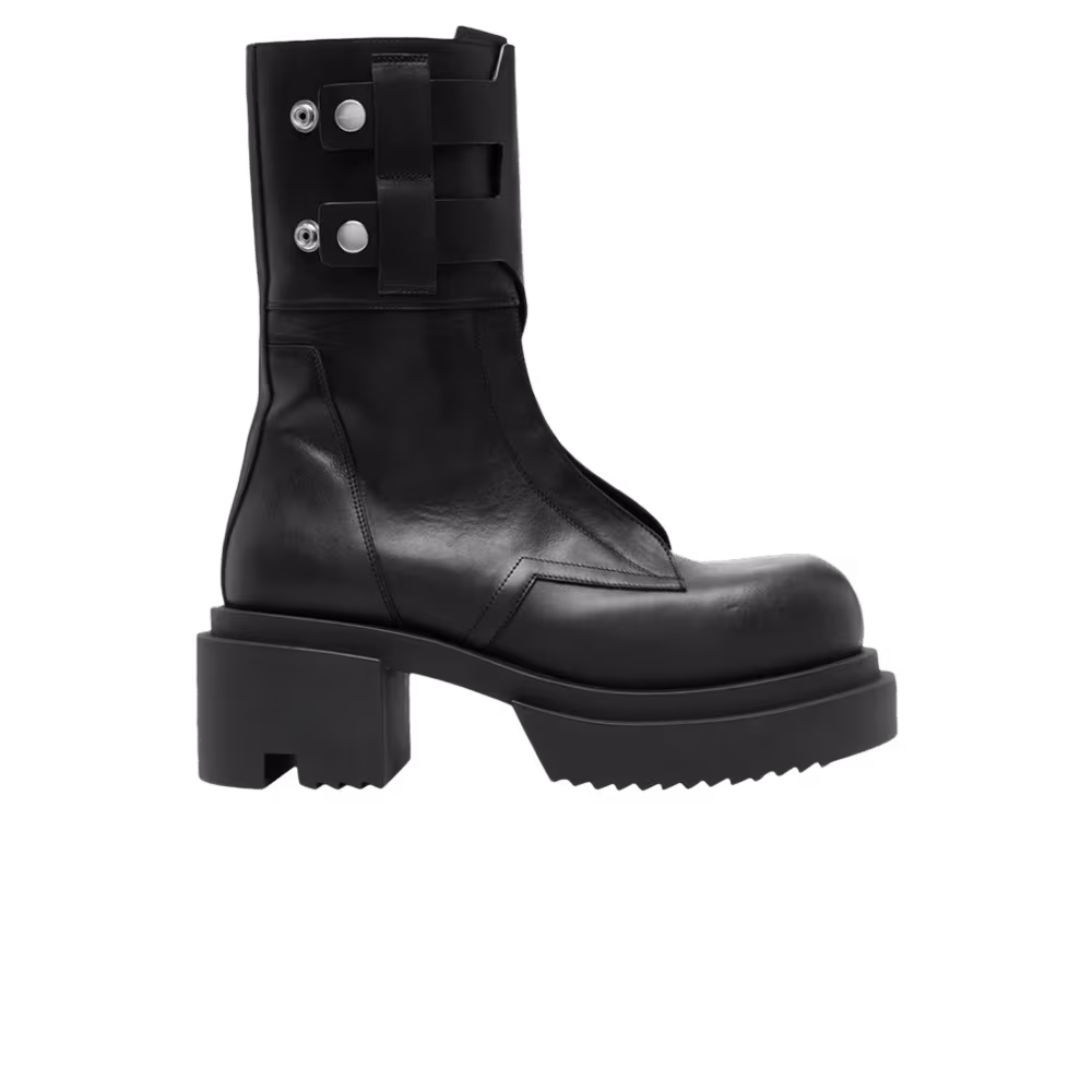 Rick Owens Field Bogun Stiefel 80mm Black
