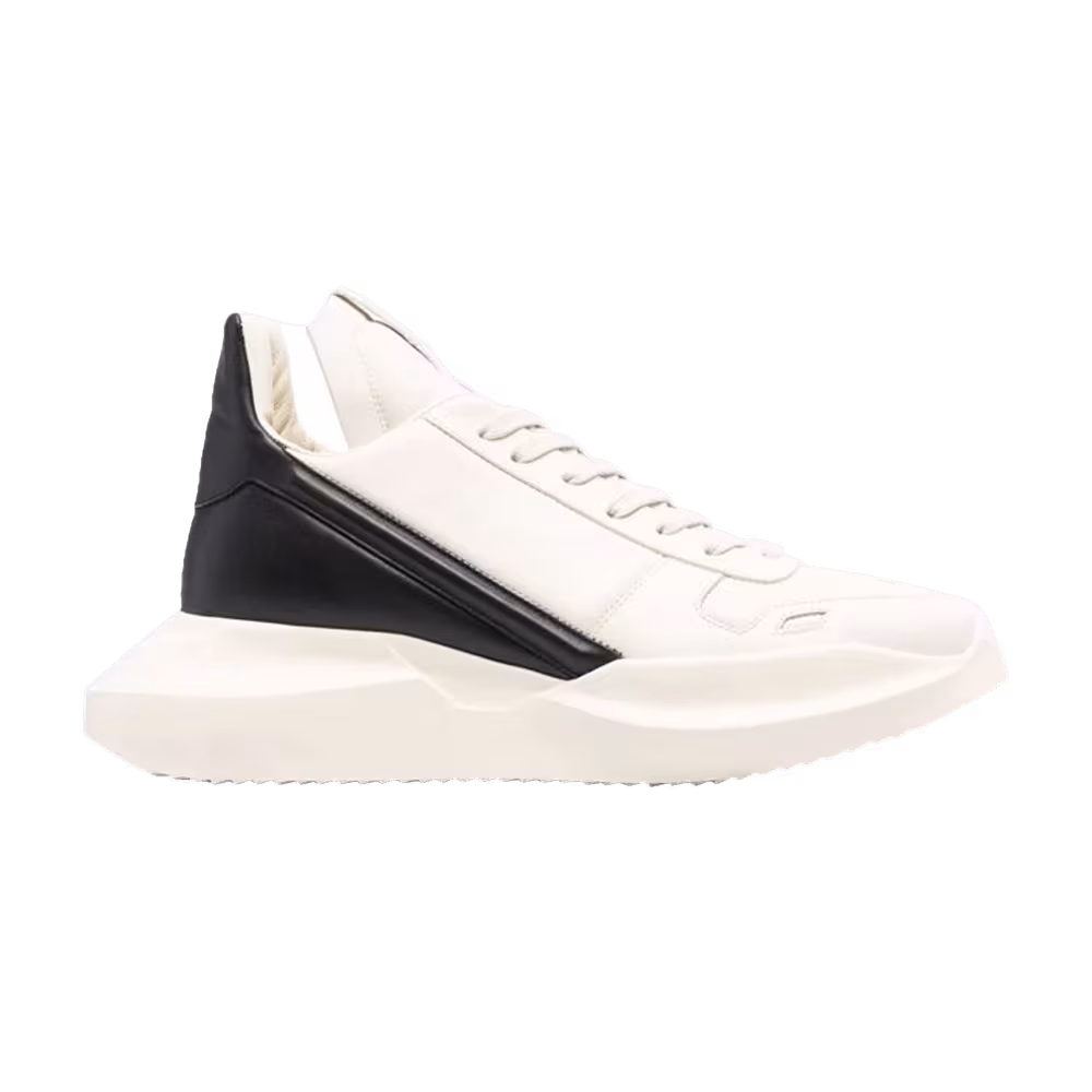 Rick Owens Gethsemane Geth Runner Milk Black