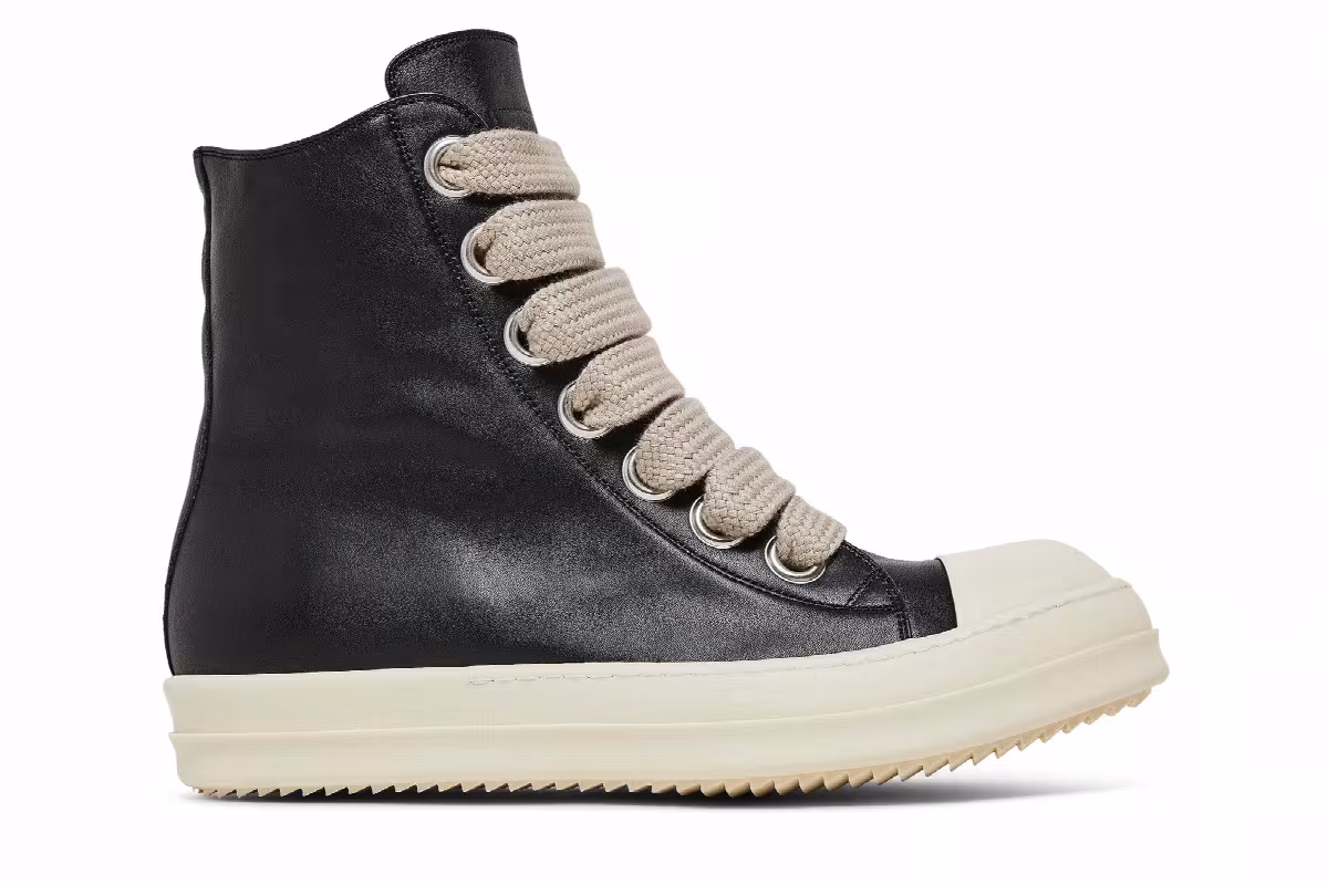 Rick Owens Fogachine High Black Milk, view 2