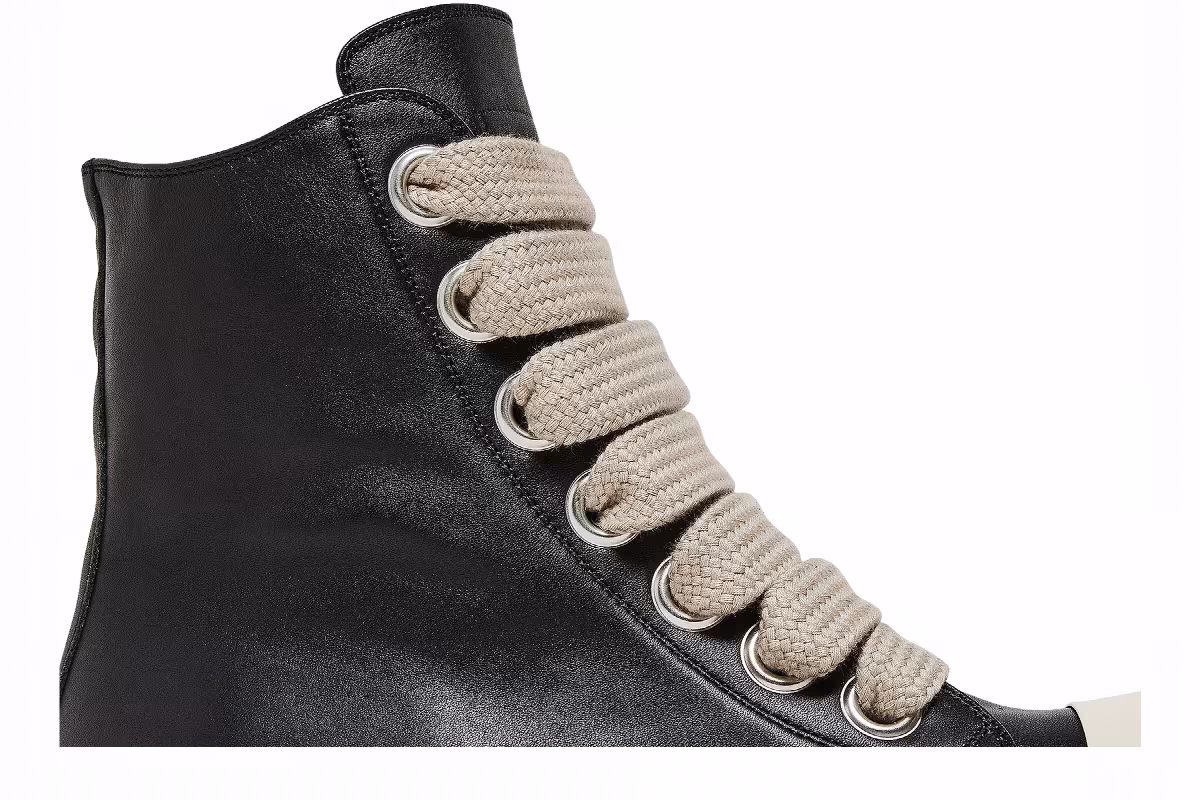 Rick Owens Fogachine High Black Milk, view 3