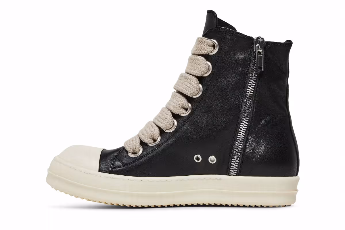Rick Owens Fogachine High Black Milk, view 4