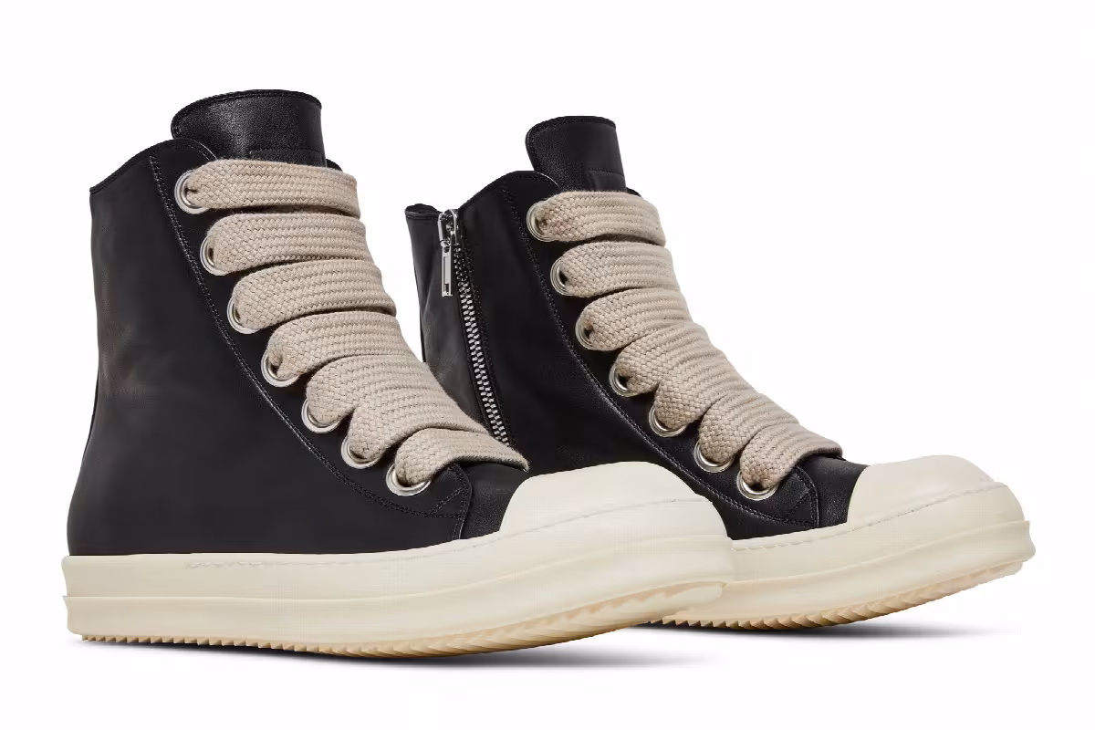 Rick Owens Fogachine High Black Milk, view 9