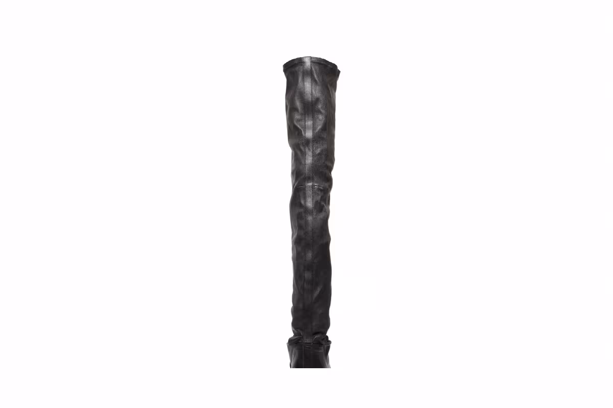 Rick Owens Women's Fogachine Stockings Sneaker Black, view 8