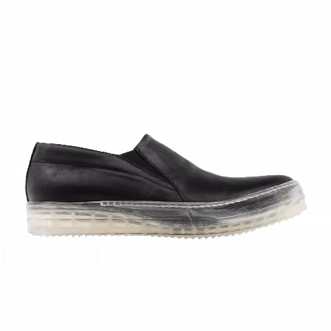 Rick Owens Wmns Boat Slip-On 'Transparent Sole - Black'