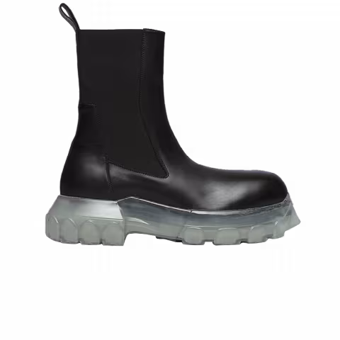 Rick Owens Strobe Beatle Bozo Tractor 'Black Clear'