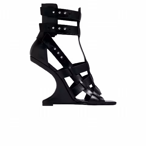 Rick Owens Wmns Cantilever 11 Spartan Sandal 'Black'