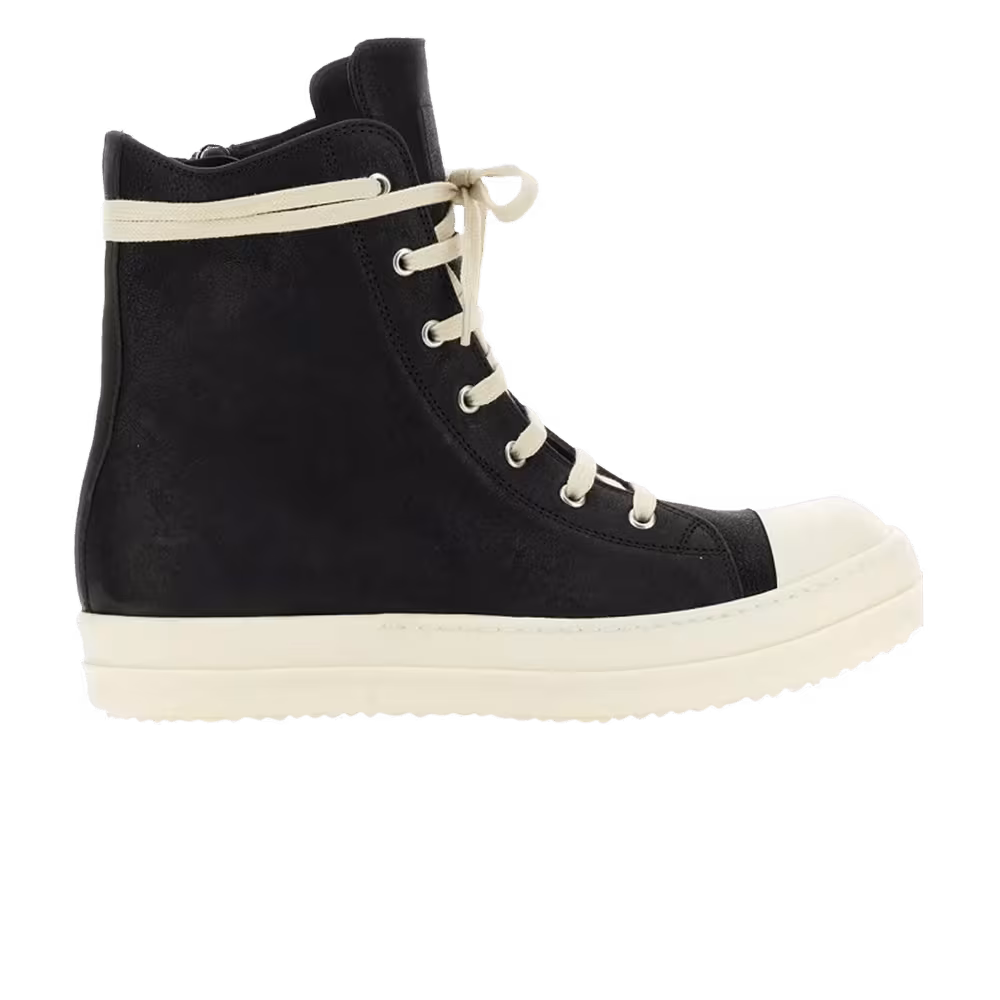 Rick Owens Lido Sneakers Black Milk