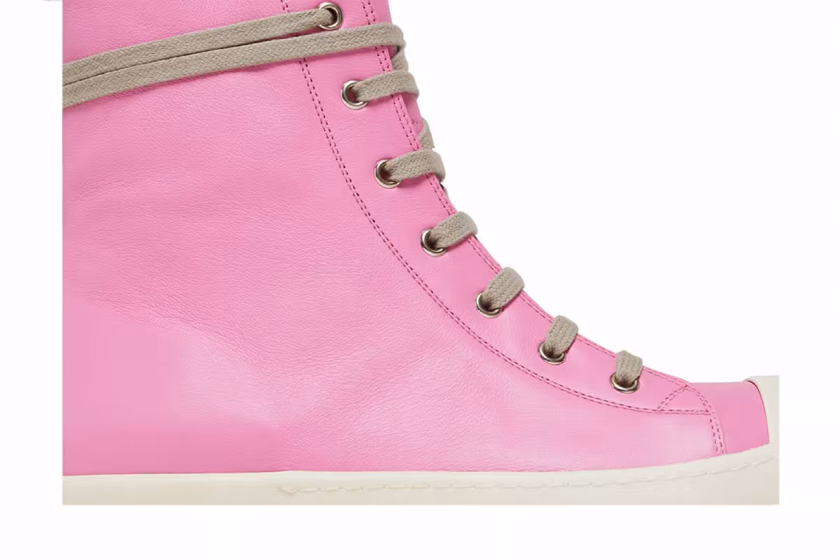 Rick Owens Phlegethon High Pink Milk, view 3
