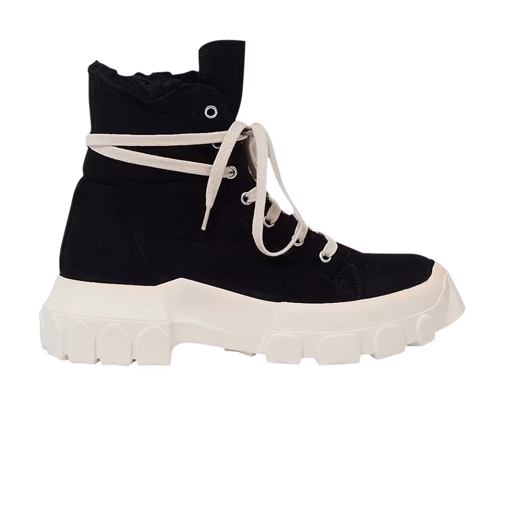 Rick Owens Shearling Black Milk Sole