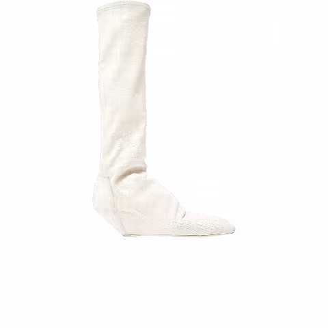 Rick Owens Wmns Stretch Boot 'Metallic Crackled - Platinum'