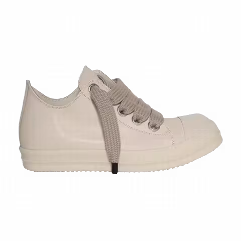 Rick Owens Jumbolace Low Sneaker 'Milk'