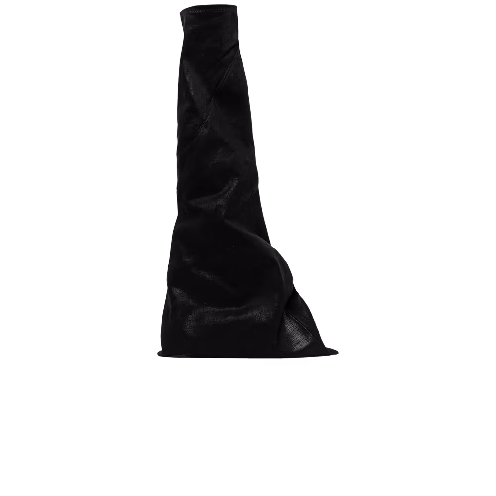 Rick Owens Women's Hollywood DRKSHDW Fetish Denim Boot Black Milk