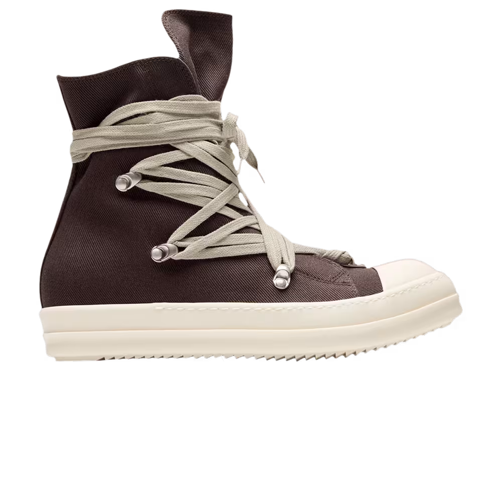 Rick Owens Megalace Sneaks Dark Dust Milk