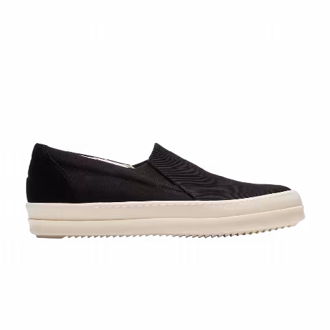 Rick Owens Temple Penta Boat Sneaks 'Black Milk'