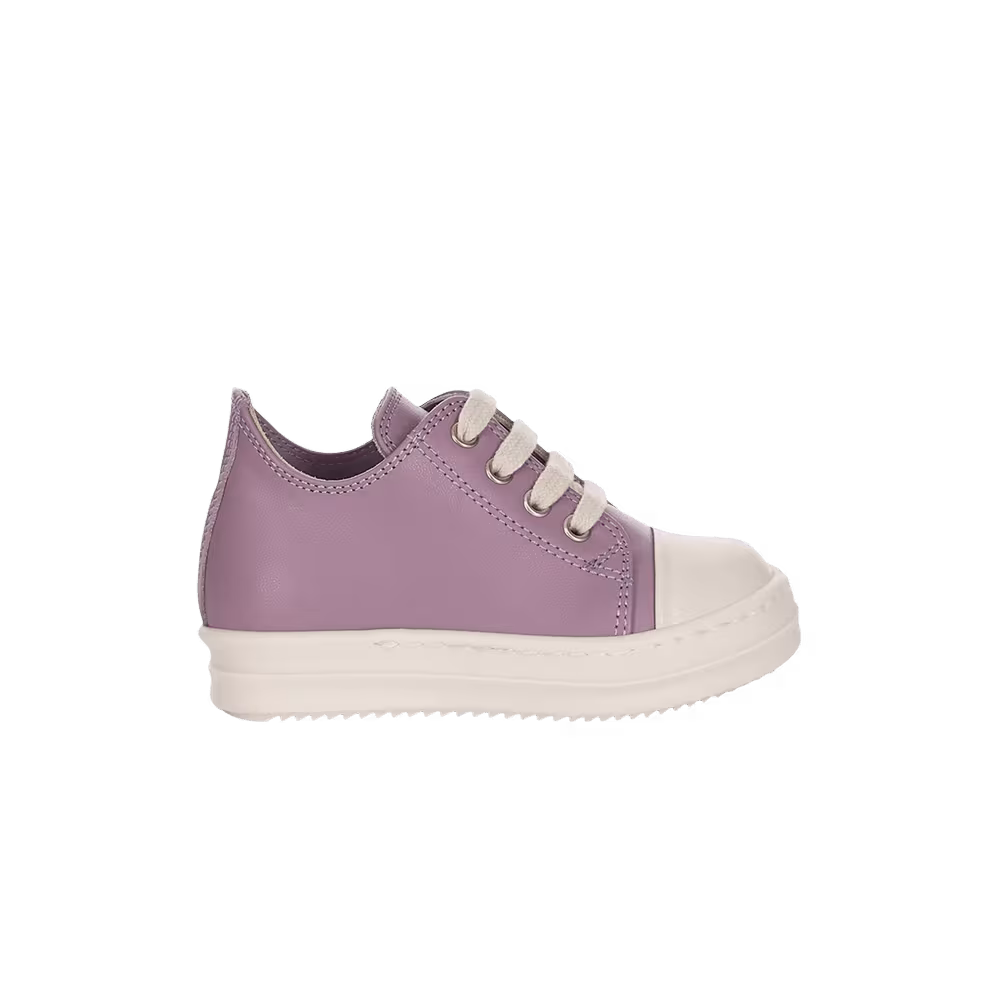 Rick Owens Low Sneaks Toddler Violet Milk