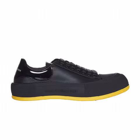 Alexander McQueen Deck Plimsoll 'Black Pop'