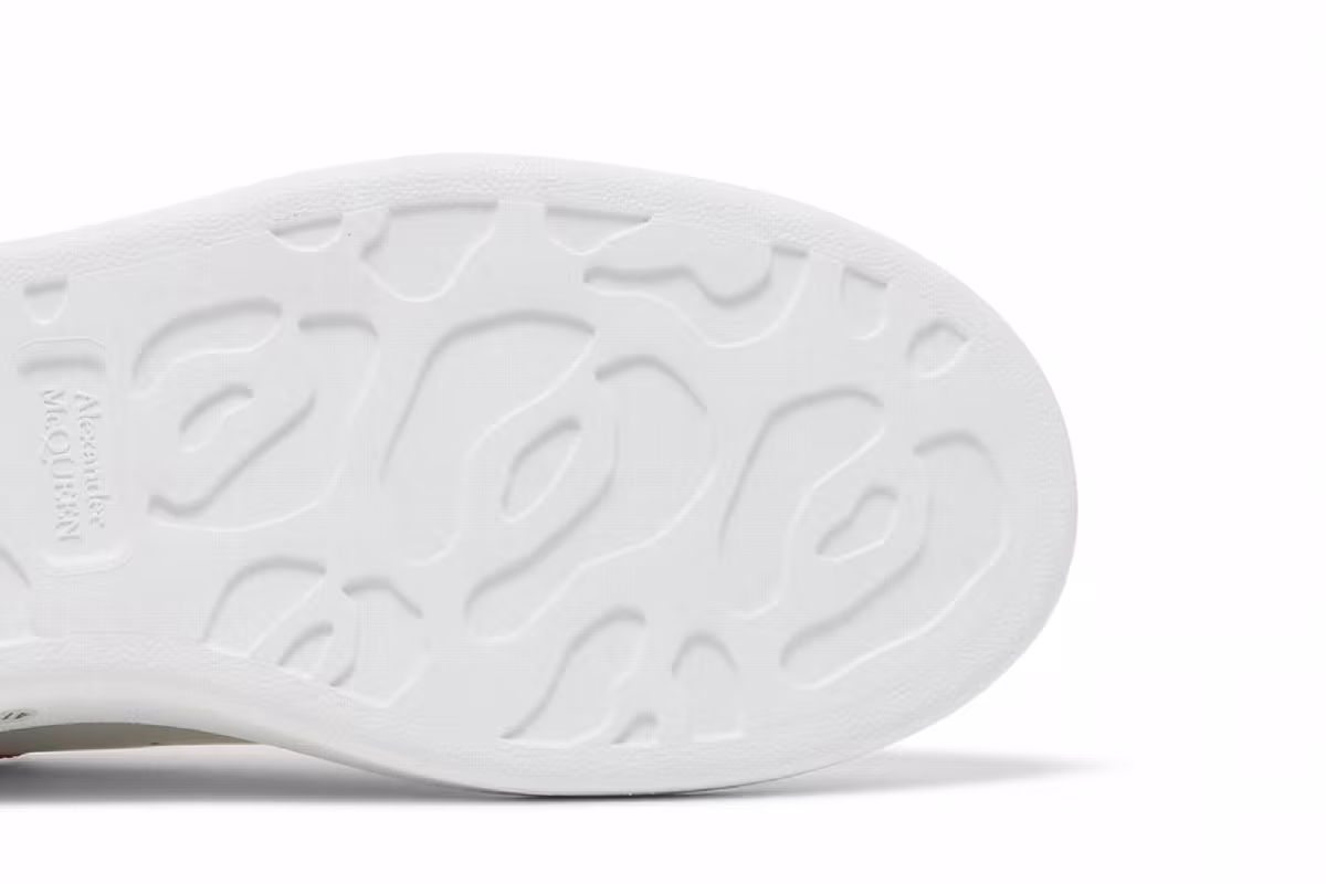Alexander McQueen Oversized Sneaker White Lust Red, view 6