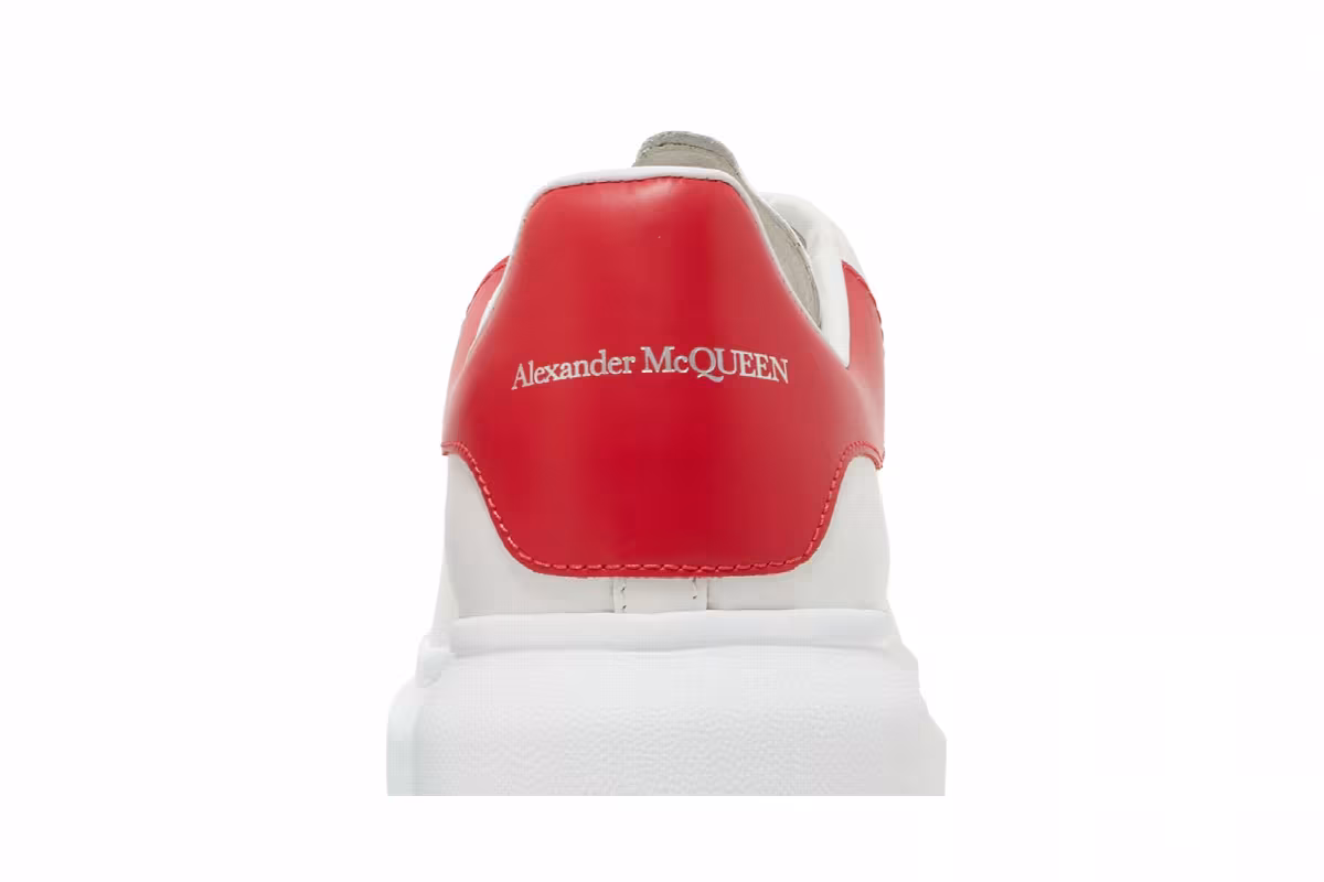 Alexander McQueen Oversized Sneaker White Lust Red, view 8